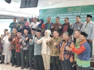 Silaturahmi kerja wilayah ( Silakwil) Ikatan Cendikiawan Muslim Indonesia ( ICMI) Orwil Sumatera Selatan  (Sumsel) Periode 2022-2027 digelar  di Ballroom Hotel Emilia Palembang,Sabtu (11/3).(BP/udi)